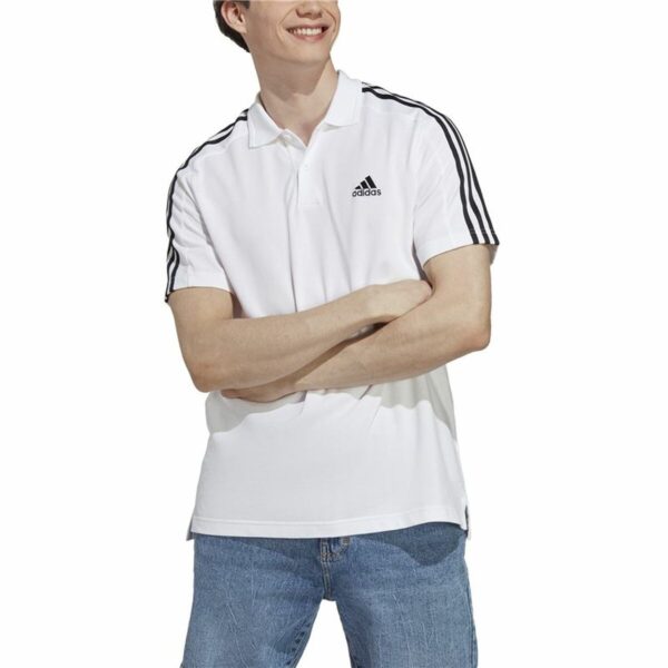 Polo a Maniche Corte Uomo Adidas Essentials Bianco XL