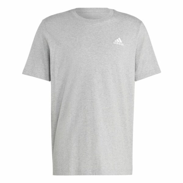 Maglia a Maniche Corte Uomo Adidas Essentials Grigio chiaro S