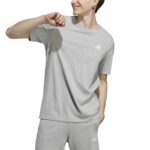 Maglia a Maniche Corte Uomo Adidas Essentials Grigio chiaro S