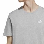 Maglia a Maniche Corte Uomo Adidas Essentials Grigio chiaro S