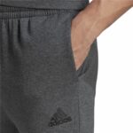 Pantalone Lungo Sportivo Adidas Essentials Regular Tapered Grigio scuro