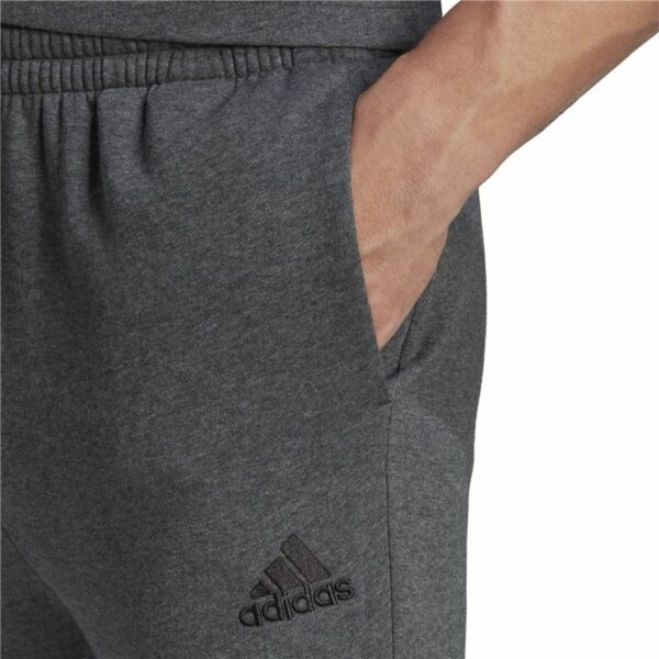 Pantalone Lungo Sportivo Adidas Essentials Regular Tapered Grigio scuro