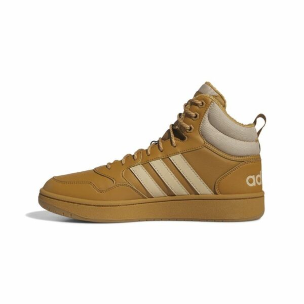Scarpe da Tennis Casual Uomo Adidas Hoops 3.0 Mid Wtr Dorato