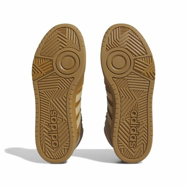 Scarpe da Tennis Casual Uomo Adidas Hoops 3.0 Mid Wtr Dorato