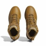 Scarpe da Tennis Casual Uomo Adidas Hoops 3.0 Mid Wtr Dorato