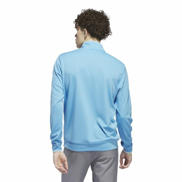 Felpa senza Cappuccio Adidas Lightweight Half-Zip Azzurro Acqua L