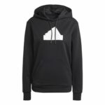 Felpa con Cappuccio Donna Adidas Fi Bos Nero