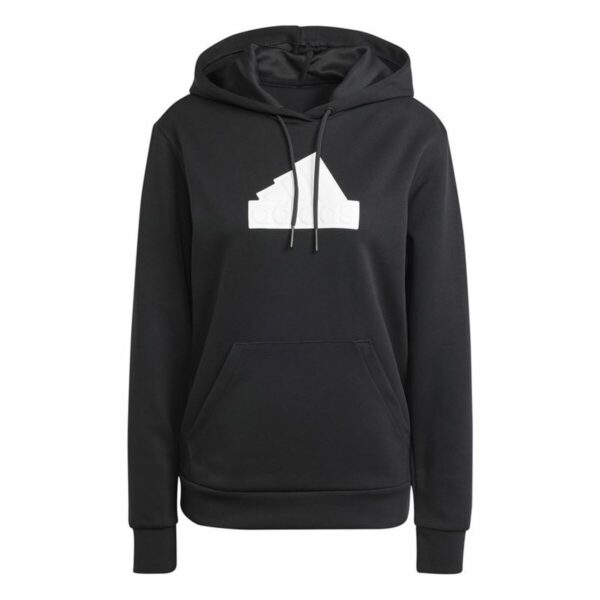 Felpa con Cappuccio Donna Adidas Fi Bos Nero