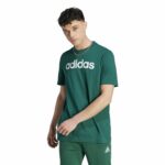 Maglia a Maniche Corte Uomo Adidas Linear Sj Oliva S