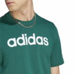Maglia a Maniche Corte Uomo Adidas Linear Sj Oliva S