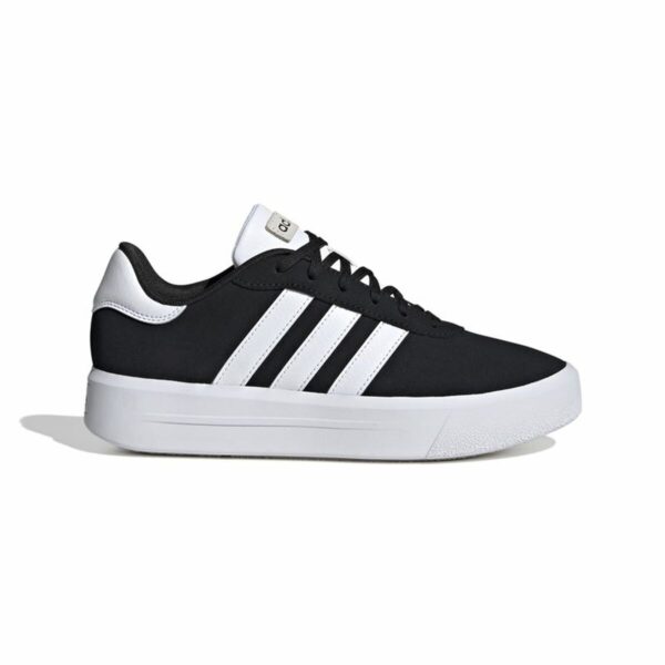 Scarpe Sportive da Donna Adidas Court Platform Suede Nero