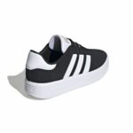 Scarpe Sportive da Donna Adidas Court Platform Suede Nero