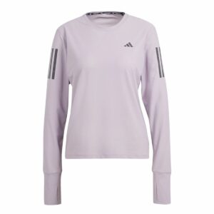 Maglia a maniche lunghe da donna Adidas Own the Run Viola