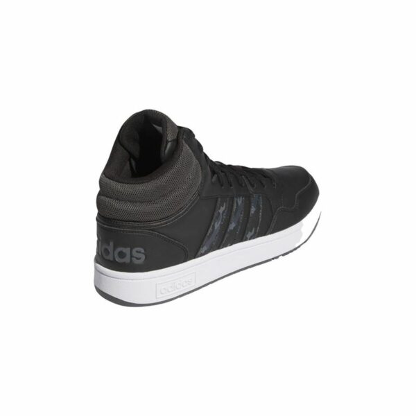 Scarpe da Tennis Casual Uomo Adidas Hoops 3.0 Mid Nero