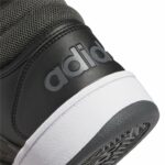 Scarpe da Tennis Casual Uomo Adidas Hoops 3.0 Mid Nero