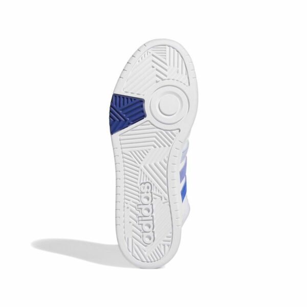 Scarpe da Tennis Casual Uomo Adidas Hoops 3.0 Mid Bianco