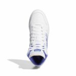 Scarpe da Tennis Casual Uomo Adidas Hoops 3.0 Mid Bianco