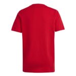 Maglia a Maniche Corte per Bambini Adidas Camo Linear 11-12 anni Rosso