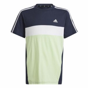 Maglia a Maniche Corte per Bambini Adidas 3 Bnadas 9-10 Anni Azzurro