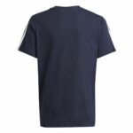 Maglia a Maniche Corte per Bambini Adidas 3 Bnadas 9-10 Anni Azzurro