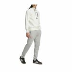Felpa senza Cappuccio Adidas City Es e Fleece Half-Zip Bianco XXL