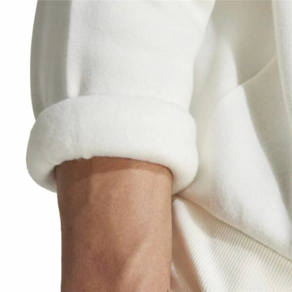 Felpa senza Cappuccio Adidas City Es e Fleece Half-Zip Bianco XXL