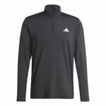 Felpa senza Cappuccio Adidas Essentials Nero