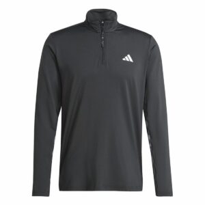 Felpa senza Cappuccio Adidas Essentials Nero