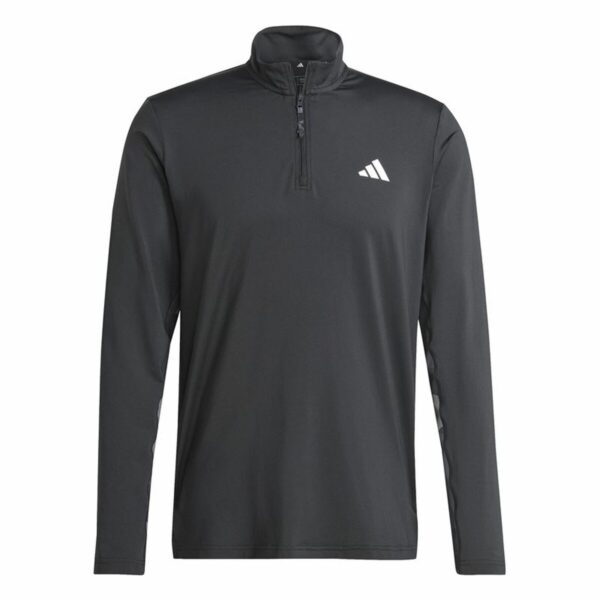 Felpa senza Cappuccio Adidas Essentials Nero