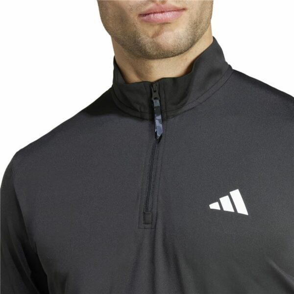 Felpa senza Cappuccio Adidas Essentials Nero