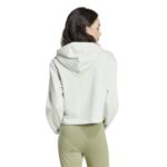 Felpa con Cappuccio Donna Adidas Essentials 3 Bandas French Terry Beige