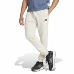 Pantalone Lungo Sportivo Adidas Essentials Fleece Regular Tapered Bianco