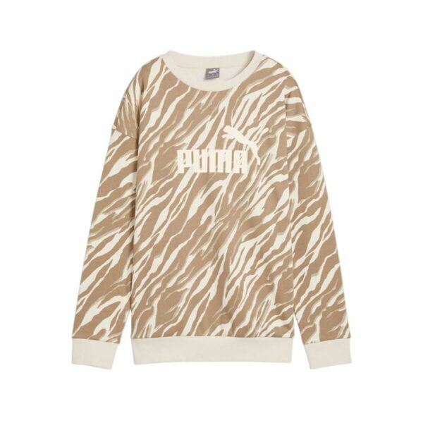 Felpa senza Cappuccio Donna Puma Essentials+ Animal Aop Crew Fl Mujer