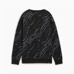 Felpa senza Cappuccio Donna Puma Essentials+ Animal Aop Crew Fl Mujer Nero