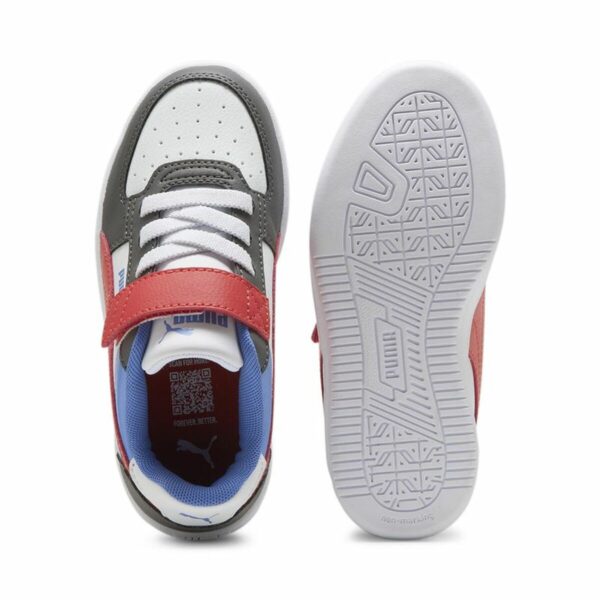 Scarpe da Tennis Casual Bambino Puma Caven 2.0 Block Cool Bianco Grigio