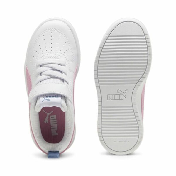 Scarpe da Tennis Casual Bambino Puma Rickie Bianco