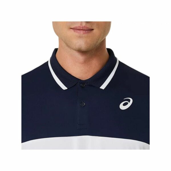 Polo a Maniche Corte Uomo Asics Court Bianco