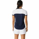 Maglia Sportiva a Maniche Corte Asics Court Blu Marino Tennis