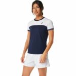 Maglia Sportiva a Maniche Corte Asics Court Blu Marino Tennis