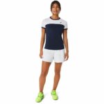 Maglia Sportiva a Maniche Corte Asics Court Blu Marino Tennis
