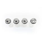 Portaspezie in Acciaio Inossidabile Quttin 17,8 X 17,8 X 16,3 CM (6 Pezzi) (8 Unità)