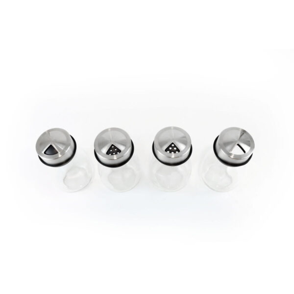 Portaspezie in Acciaio Inossidabile Quttin 17,8 X 17,8 X 16,3 CM (6 Pezzi) (8 Unità)