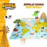 Figure di animali Colorbaby 19 Pezzi Fattoria Plastica 13 x 8 x 3 cm (6 Unità)