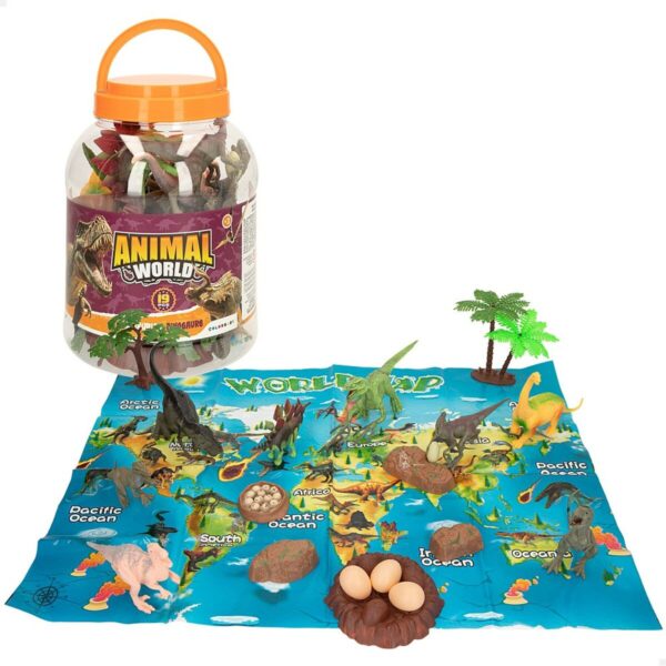 Playset Colorbaby 19 Pezzi 6 Unità 17 x 9 x 6 cm Dinosauri