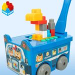 Blocchi di Costruzioni Color Block Valigia Macchina Polizia 30 Pezzi (2 Unità)