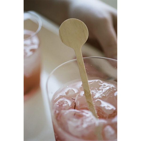 Set di Cucchiai Algon Legno 15,2 cm 24 Pezzi (18 Unità)