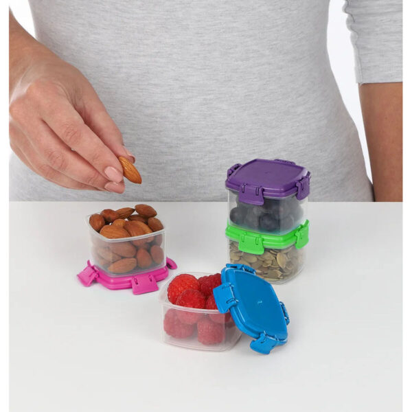 Set di scatole porta pranzo Privilege 65 ml Mini 4 Pezzi (24 Unità)
