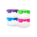Set di scatole porta pranzo Privilege 65 ml Mini 4 Pezzi (24 Unità)