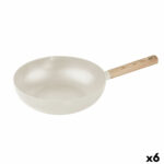 Padella Wok Quttin ECOOK Bianco 28 x 8 cm 2,8 mm (6 Unità)