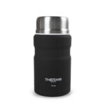 Thermos per Alimenti ThermoSport Nero Acciaio 750 ml (6 Unità)